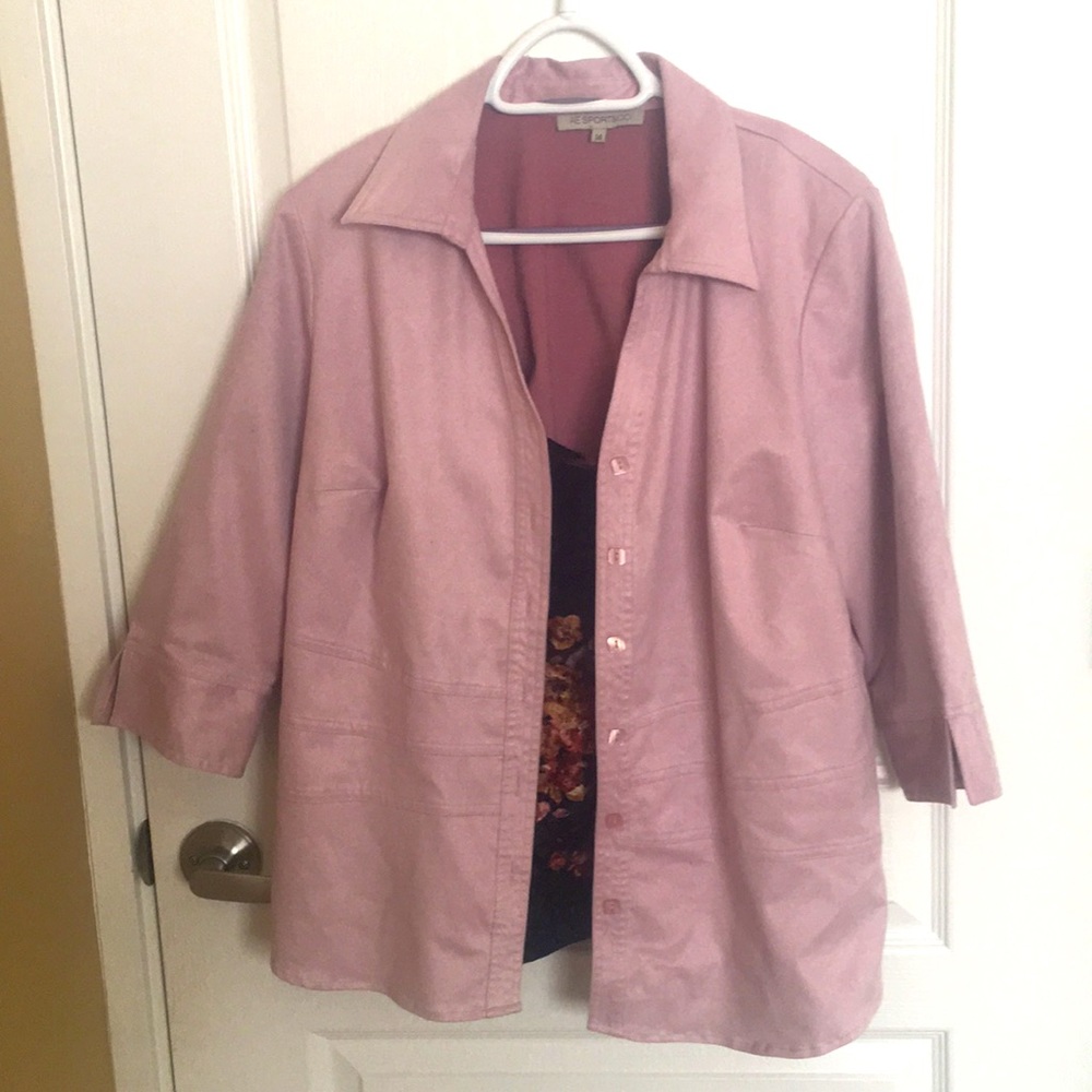 Soft mauve blouse